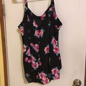 Torrid Button Up Floral Camisole